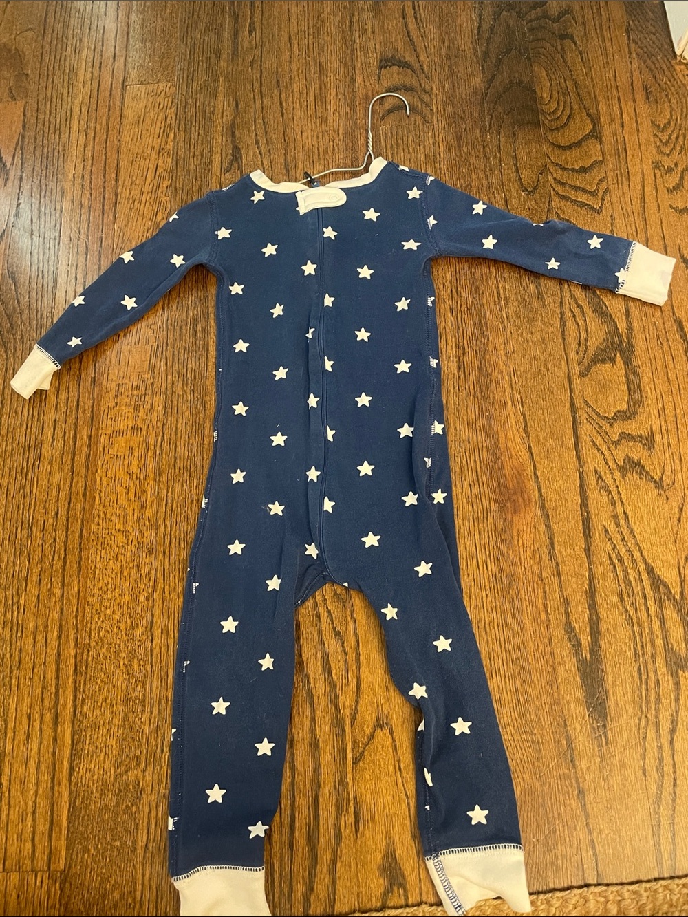 The Beaufort Bonnet Company Navy and White Star Footie